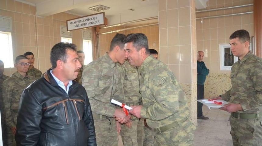 Asker Ve G&uuml;venlik Korucularına Bah&ccedil;ecilik Sertifikası Verildi