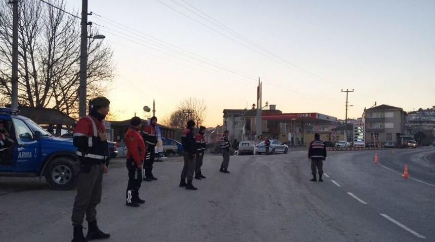 İznik&rsquo;te Jandarmadan Huzur Uygulaması