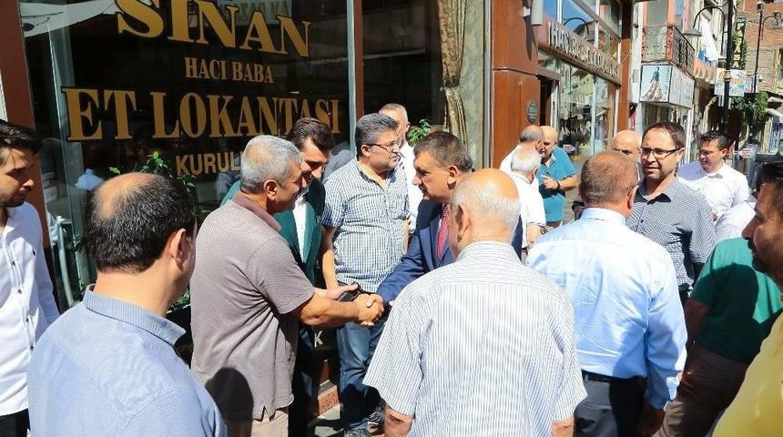 Başkan Gürkan Esnaflar İle Bir Araya Geldi