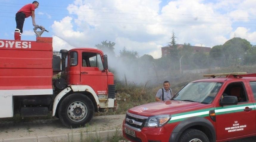 Tavşanlı’da Ot Yangını