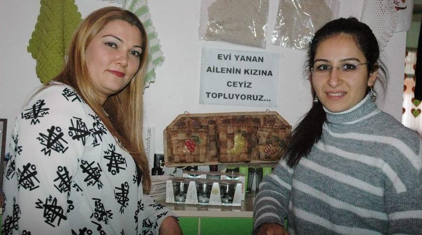 Çeyizleri Yanan Kıza Yardım