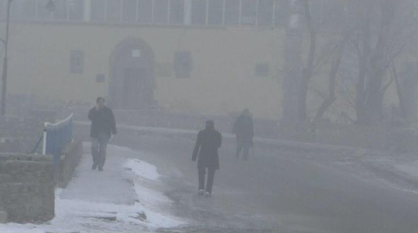 Kars’ta Soğuk Ve Sis Hayatı Olumsuz Etkiliyor