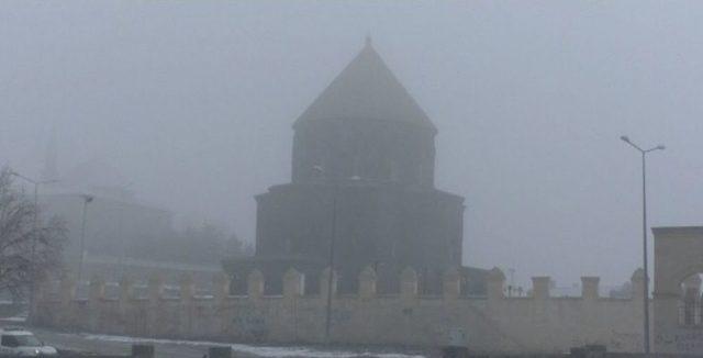 Kars’ta Soğuk Ve Sis Hayatı Olumsuz Etkiliyor