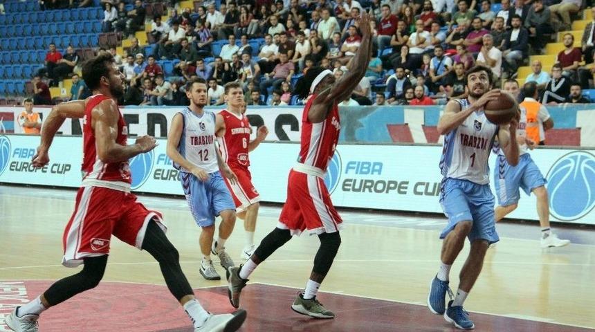 Fıba Erkekler Avrupa Kupası: Trabzonspor: 77 - Szolnoki Olaj: 68