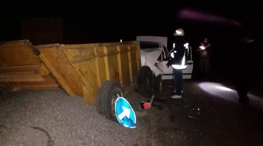 Malatya&rsquo;da Trafik Kazası: 2 Yaralı