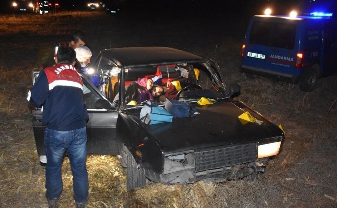 Aksaray&rsquo;da 1&rsquo;i Kadın 2 Kişi Otomobilde Kurşunlanarak &Ouml;ld&uuml;r&uuml;ld&uuml;