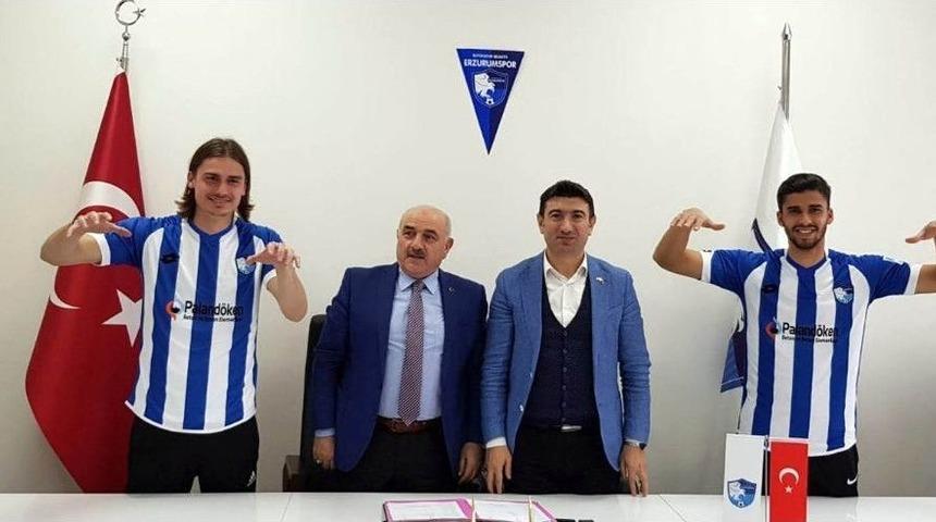 B.b. Erzurumspor, Erman Bulucu Ve Metin Y&uuml;ksel İle S&ouml;zleşme İmzaladı