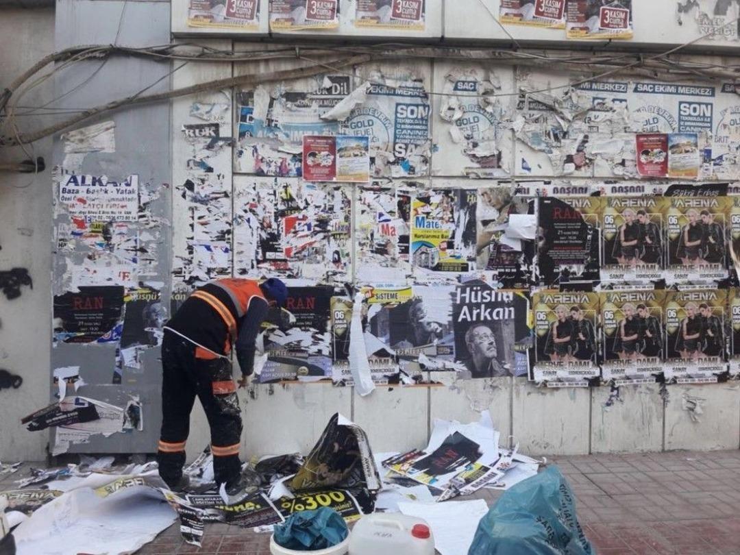 İpekyolu Belediyesinden Duvarları G&uuml;zelleştirme &Ccedil;alışması