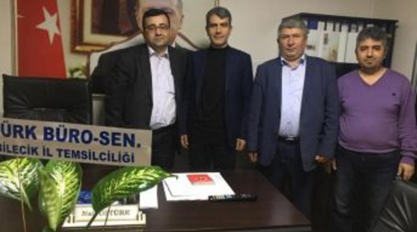 Türk Büro-sen’den Merkez İlçe Başkanlığı’na Ziyaret