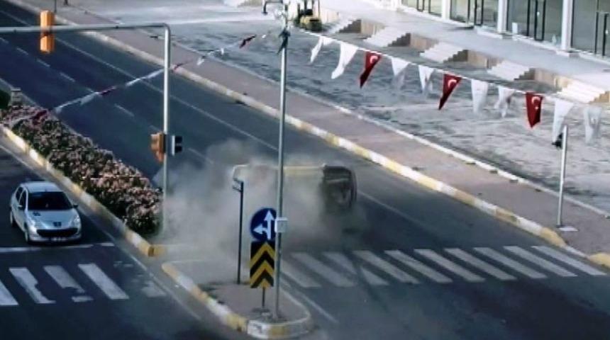 Şanlıurfa’da Kazalar Kameralara Yansıdı