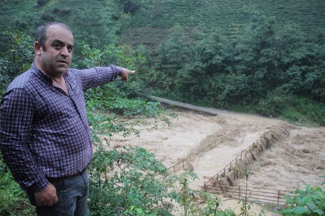 Rize&rsquo;de Şiddetli Yağış: 1 &Ouml;l&uuml;