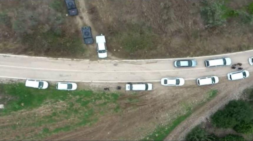 Katil Zanlısının Droneden Yakalanma Anı