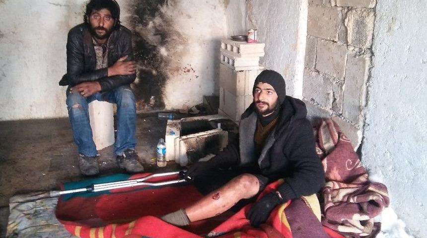 Harabe Binadaki Yaralı Suriyeli, Terörist Paniğine Neden Oldu