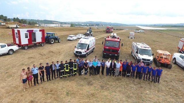 Sinop’ta Denizde Kurtarma Tatbikatı Yapıldı