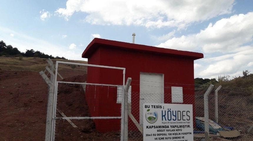 K&ouml;ylere &Ccedil;eşme, Su Deposu Ve Kanalizasyon Hizmeti