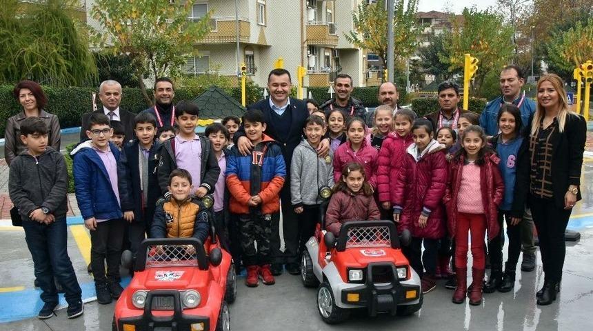 Alanya Belediyesi Trafik Eğitim Parkı Yenilendi