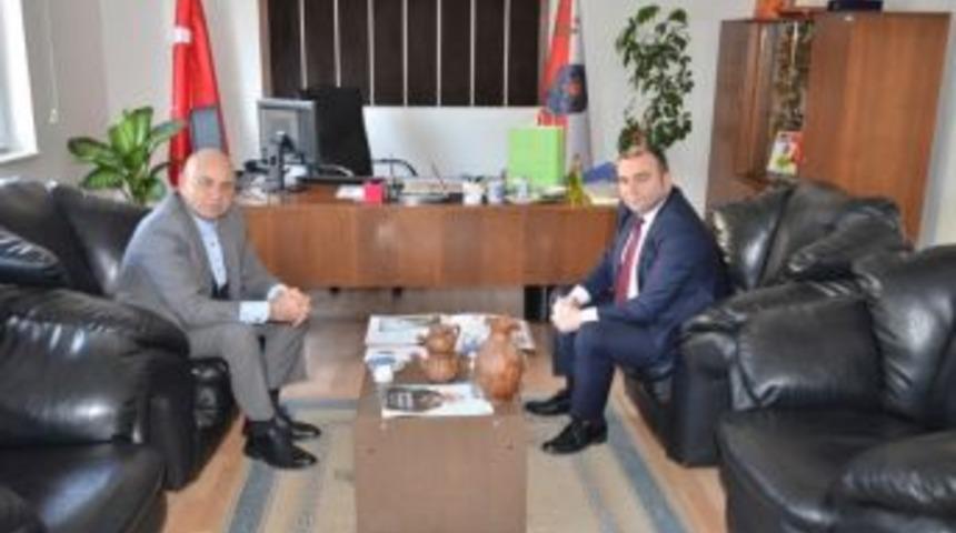 Başkan Saraoğlu&rsquo;ndan Emniyet M&uuml;d&uuml;r&uuml; Tosun&rsquo;a Teşekk&uuml;r Ziyareti