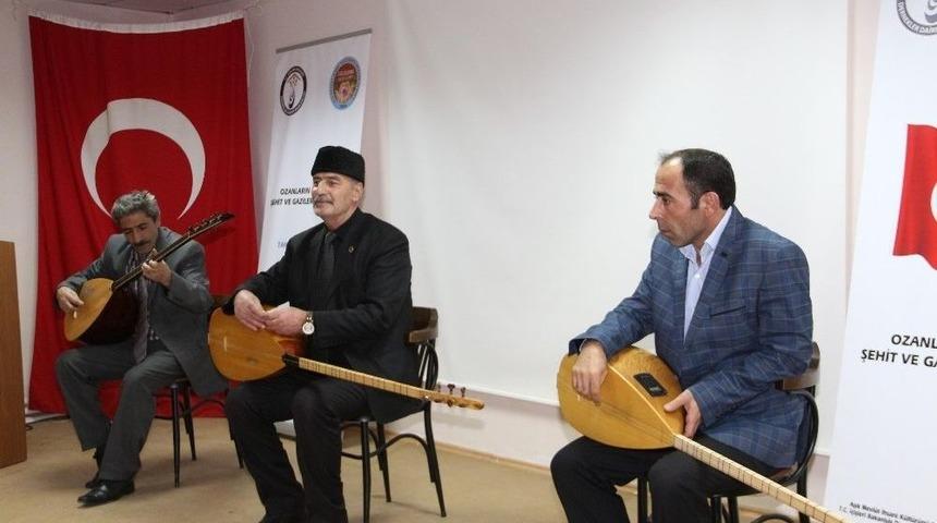 Ozanlardan Şehit Ve Gazilerimize Vefa Projesi