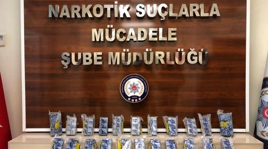 Van&rsquo;da 12 Kilo Eroin Ele Ge&ccedil;irildi