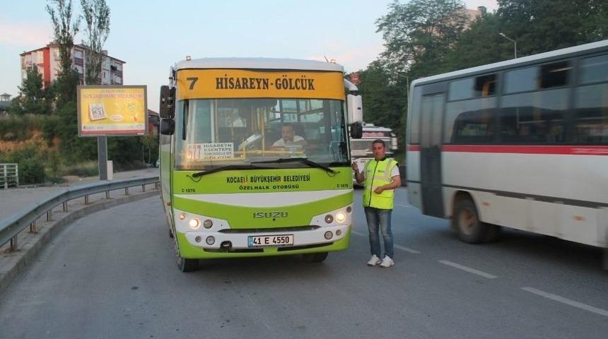 Toplu Taşıma Ara&ccedil;larına Sıkı Denetim