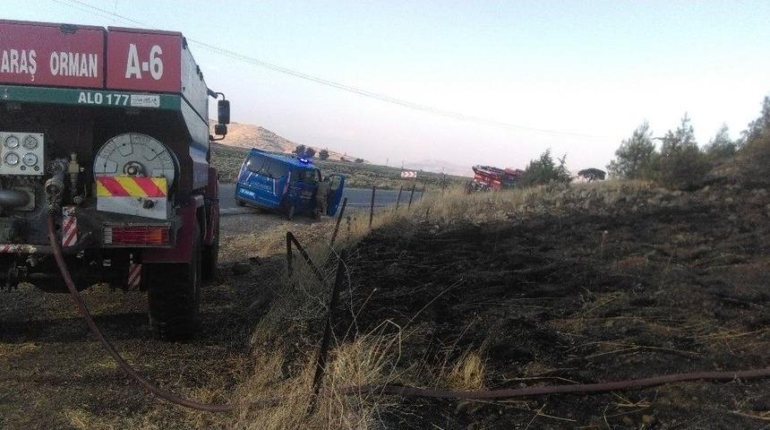 Nurdağı’nda Orman Yangını Paniğe Neden Oldu