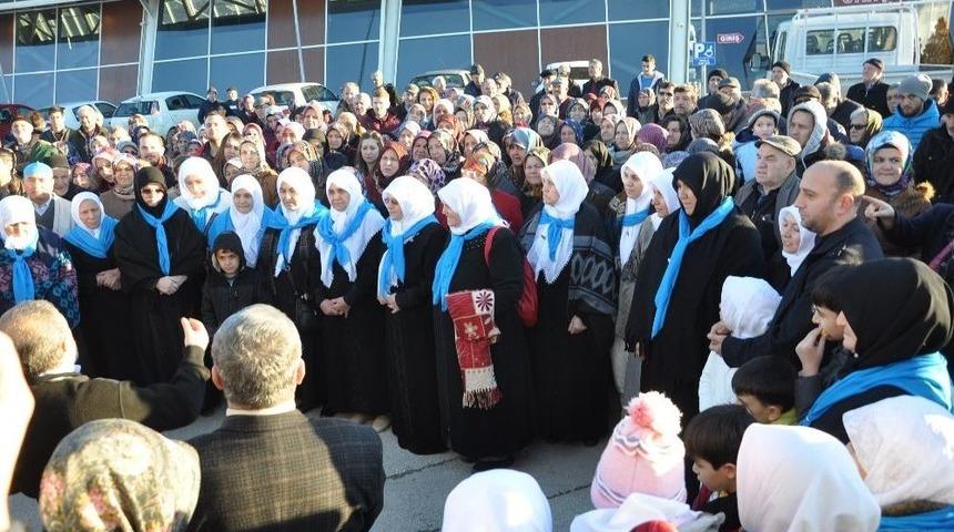 Umre Kafilesi Kutsal Topraklara Uğurlandı