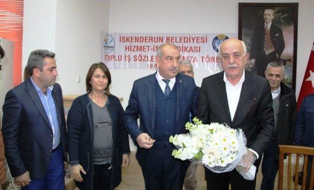 İskenderun’da Belediye İşçilerine Yüzde 20 Zam