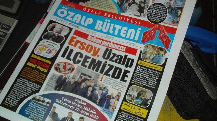 &Ouml;zalp Belediyesi Haber B&uuml;ltenini Yayın Hayatına Başladı
