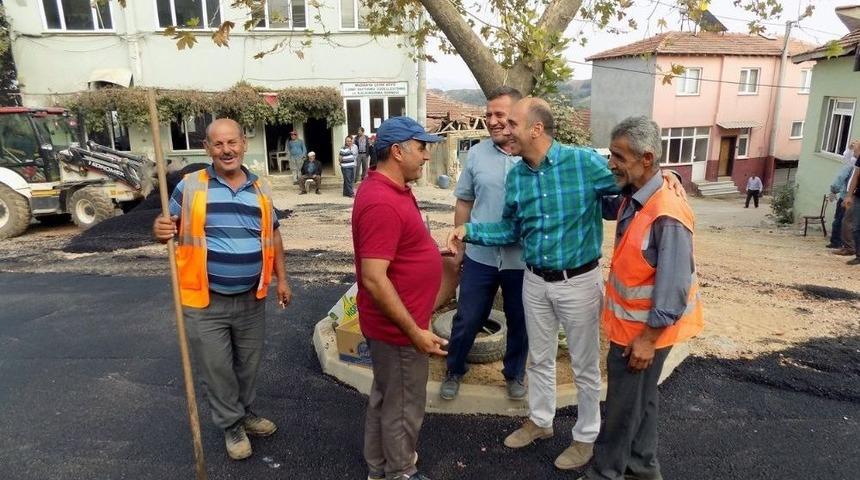 &Ccedil;epni Yolları Asfaltlanıyor