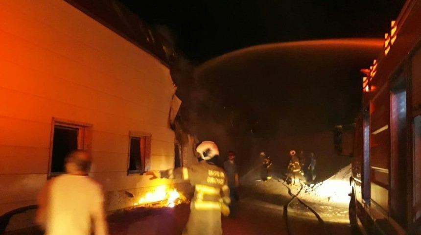 Devlet Hastanesinde Yangın