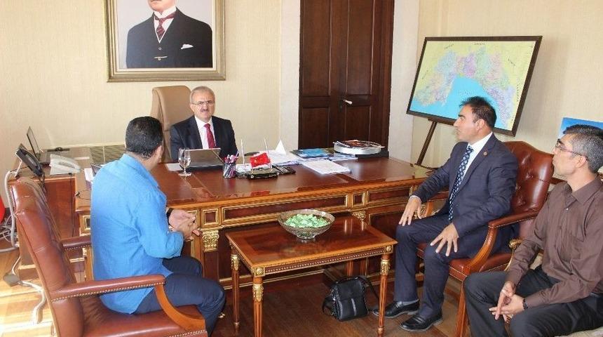 Abb&rsquo;den Vali Karaloğlu&rsquo;na Ziyaret