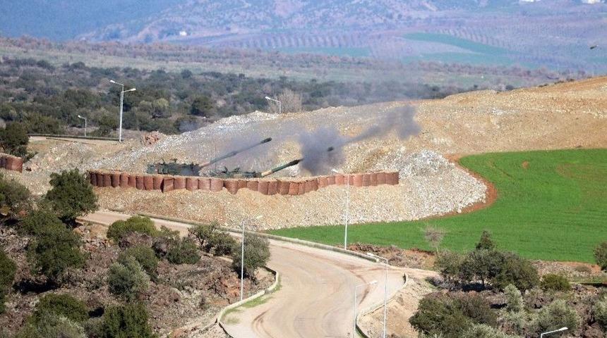 Tsk, Afrin&rsquo;deki Mevzileri Ob&uuml;slerle Vuruyor