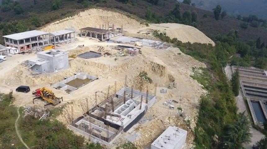 İ&ccedil;me Suyu Arıtma Tesisi İnşaatı Y&uuml;kseliyor