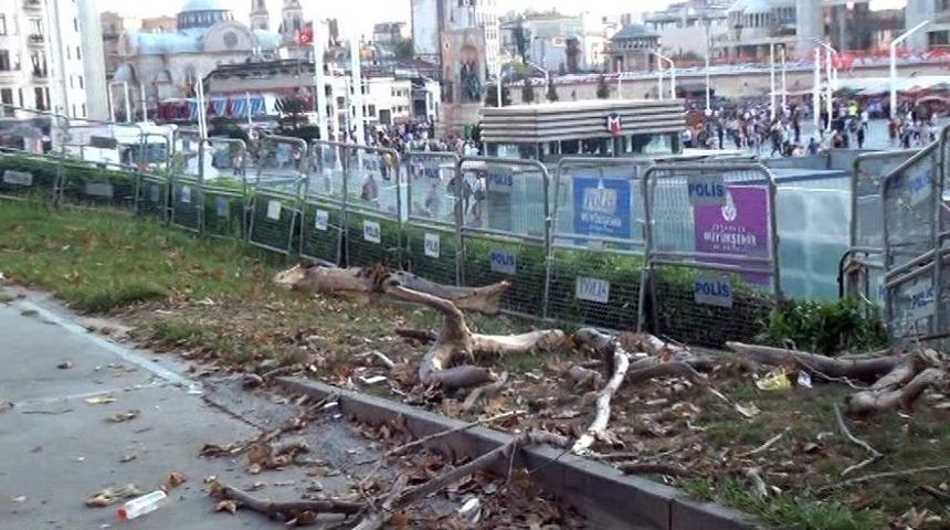 (&ouml;zel) Gezi Parkı&rsquo;nda Faciaya Ramak Kala