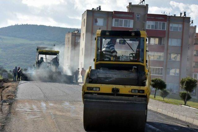 Aliağa Belediyesinden 450 Bin Metrekarelik Sıcak Asfalt