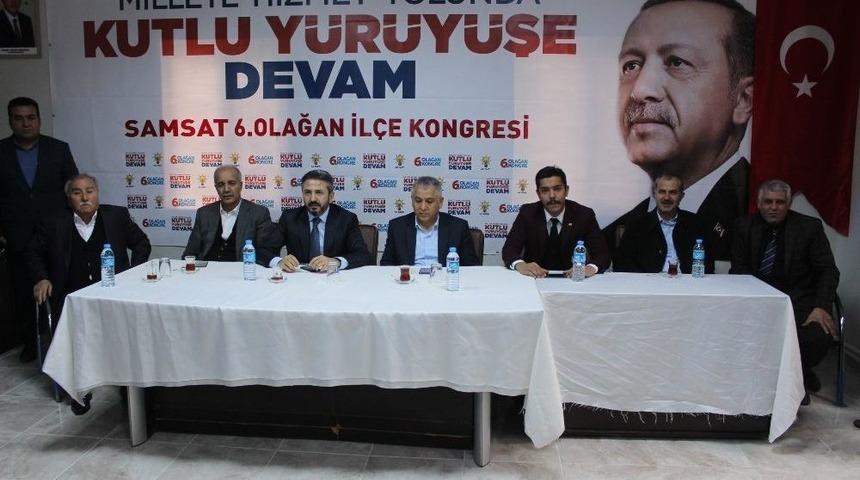 Milletvekilleri Samsat&rsquo;ta Muhtar Ve Vatandaşlarla Bir Araya Geldi