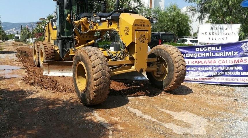 Akb&uuml;k Asfalt Sathi Kaplamayla Buluşuyor