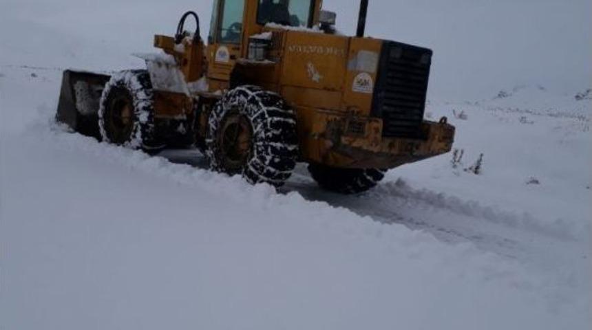 İpekyolu İl&ccedil;esinde Karla M&uuml;cadele