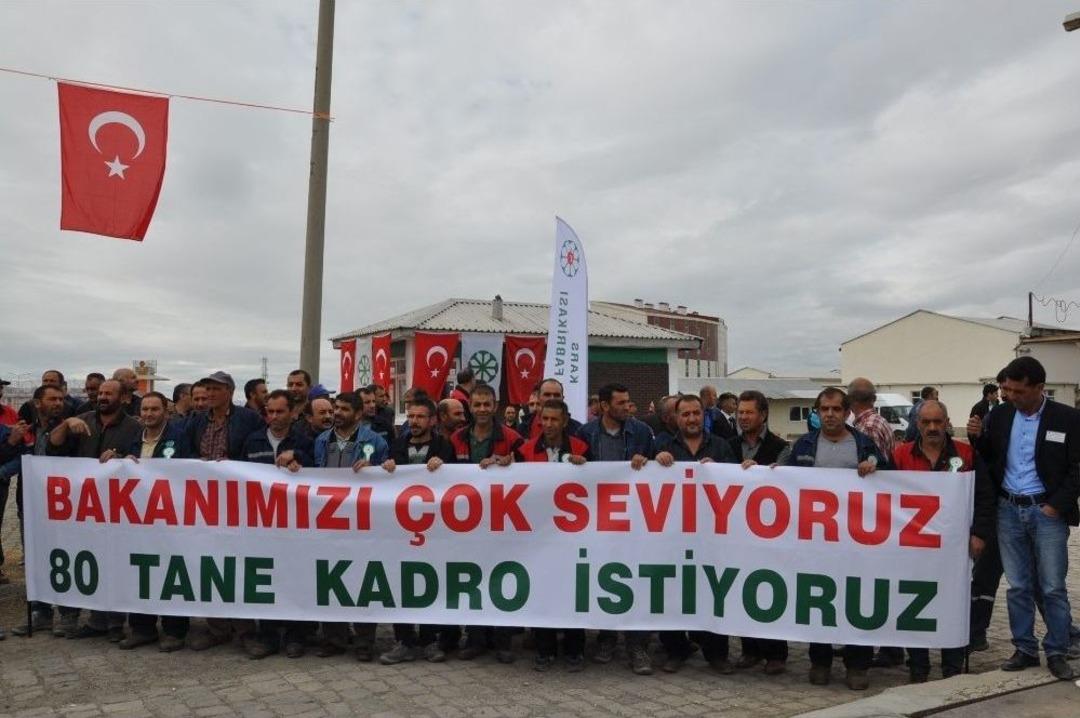 Bakan Arslan, Şeker Fabrikasının 24. Pancar Alım Kampanya T&ouml;renine Katıldı