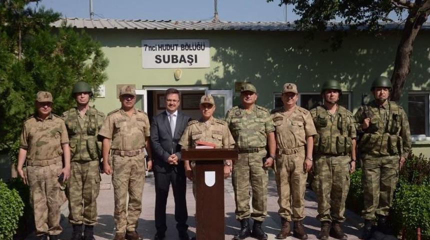 Jandarma Genel Komutanı Orgeneral Arif &Ccedil;etin, Sınırı Denetledi