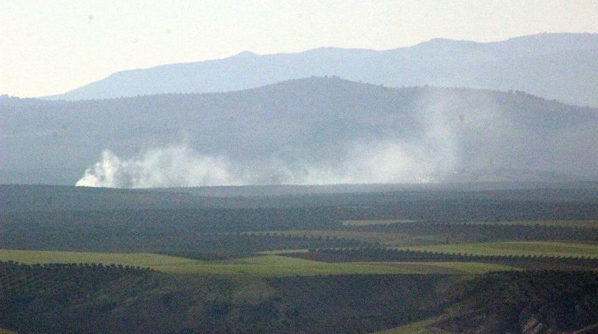 Top&ccedil;u Birlikleri, Afrın&rsquo;deki Pyd Mevzilerini Vurdu