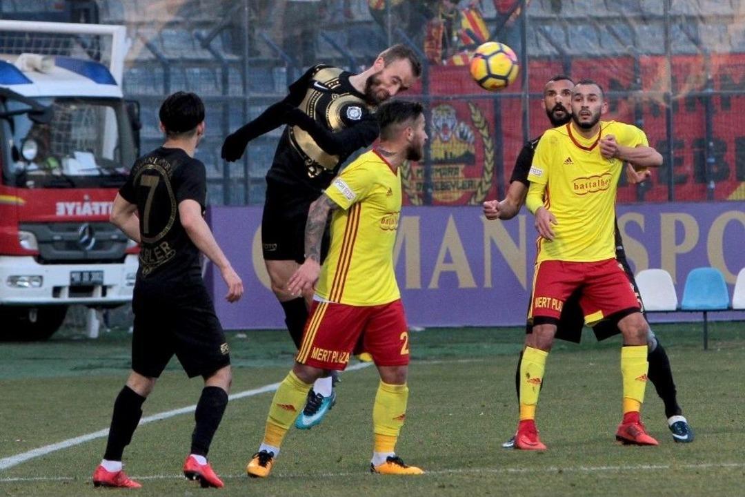 S&uuml;per Lig: Osmanlıspor: - Evkur Yeni Malatyaspor: (ilk Yarı)