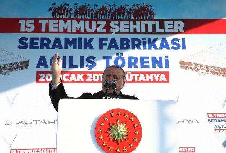 Cumhurbaşkanı Erdoğan, 15 Temmuz Şehitleri Seramik Fabrikası’nı Üretime Açtı G3