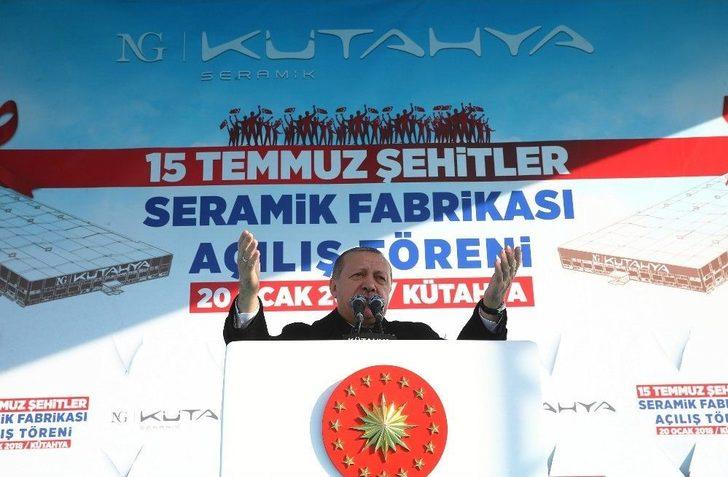 Cumhurbaşkanı Erdoğan, 15 Temmuz Şehitleri Seramik Fabrikası’nı Üretime Açtı G4
