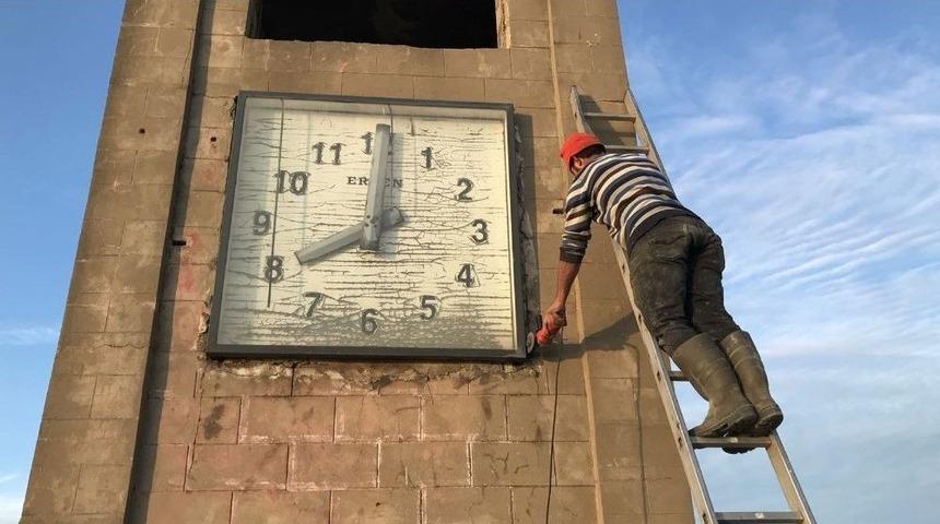 Sinop Tarihi Saat Kulesi Restore Ediliyor