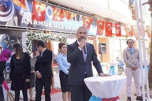 Anamur Ak Ocaklar İlçe Başkanlığı Törenle Açıldı