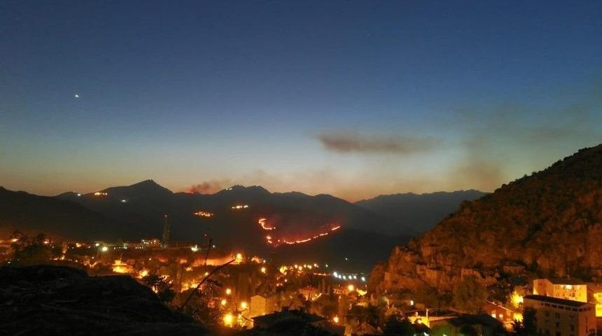 Irak Sınırında Orman Yangını