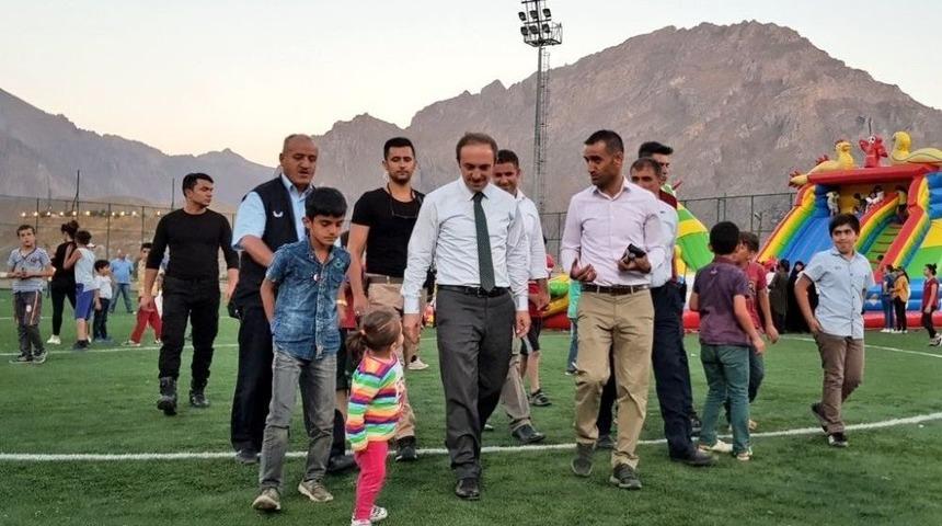 Başkan Vekili Epcim, Şişme Oyun Parkını Ziyaret Etti