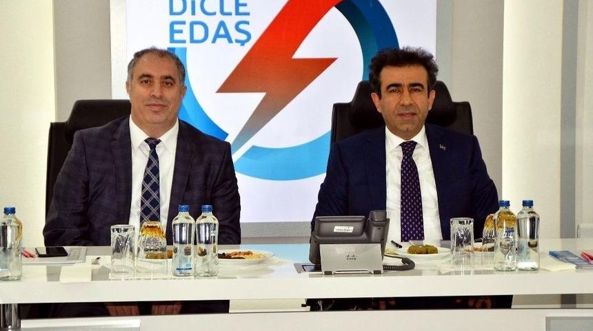Vali G&uuml;zeloğlu&rsquo;ndan Dicle Elektrik&rsquo;e Ziyaret