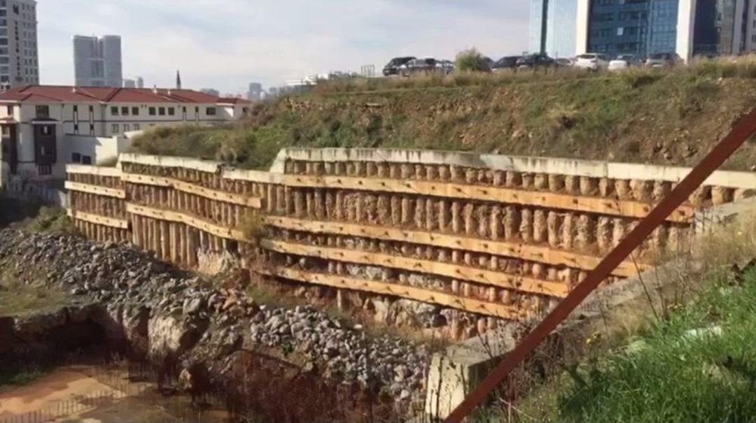 Ataşehir&rsquo;de Otopark İnşaatında &Ccedil;&ouml;kme